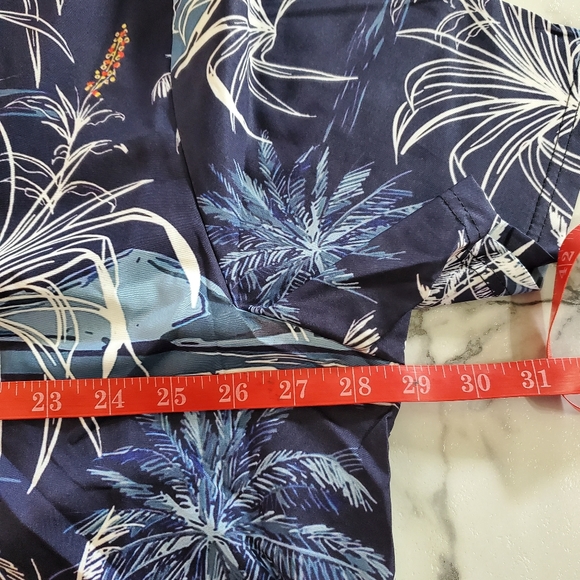 Men's Blue Palm Trees Hawaiian Shirt size XXL - Picture 6 of 16